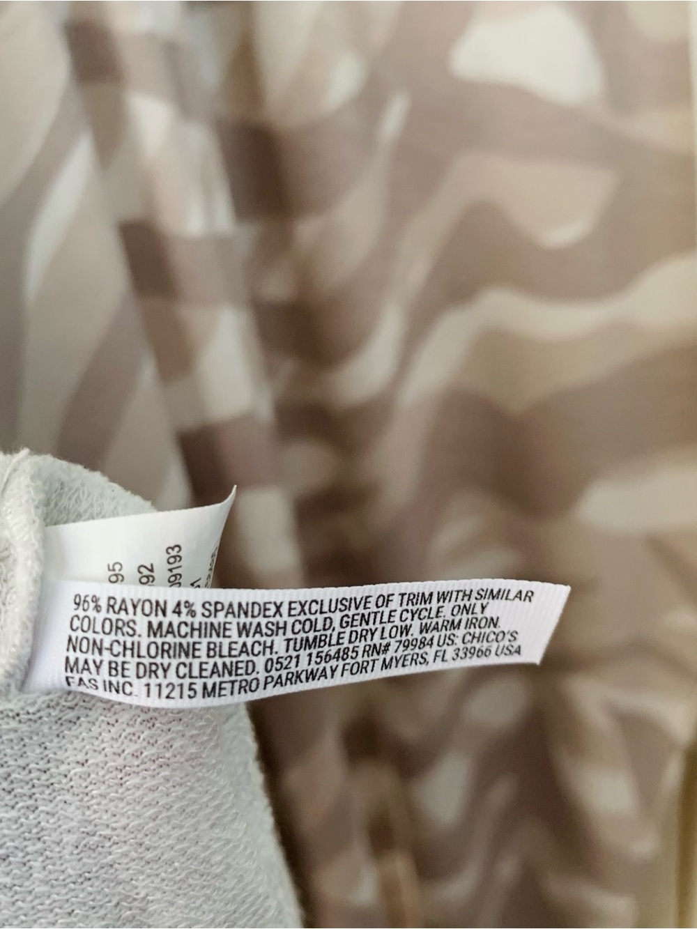 Soma Weekend SOMAWKND Sunday Lounge Set joggers graceful zebra neutral print  M - Picture 7 of 11